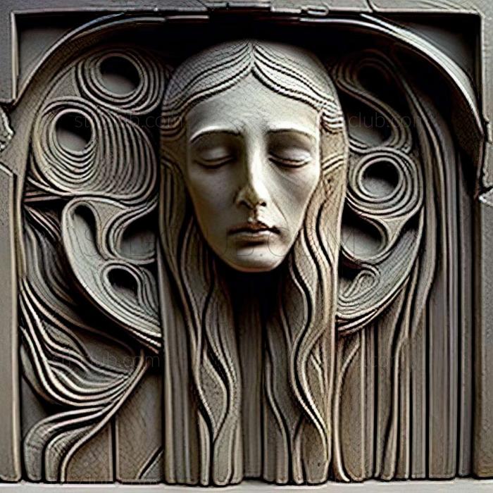 3D model Margaret Macdonald Mackintosh (STL)